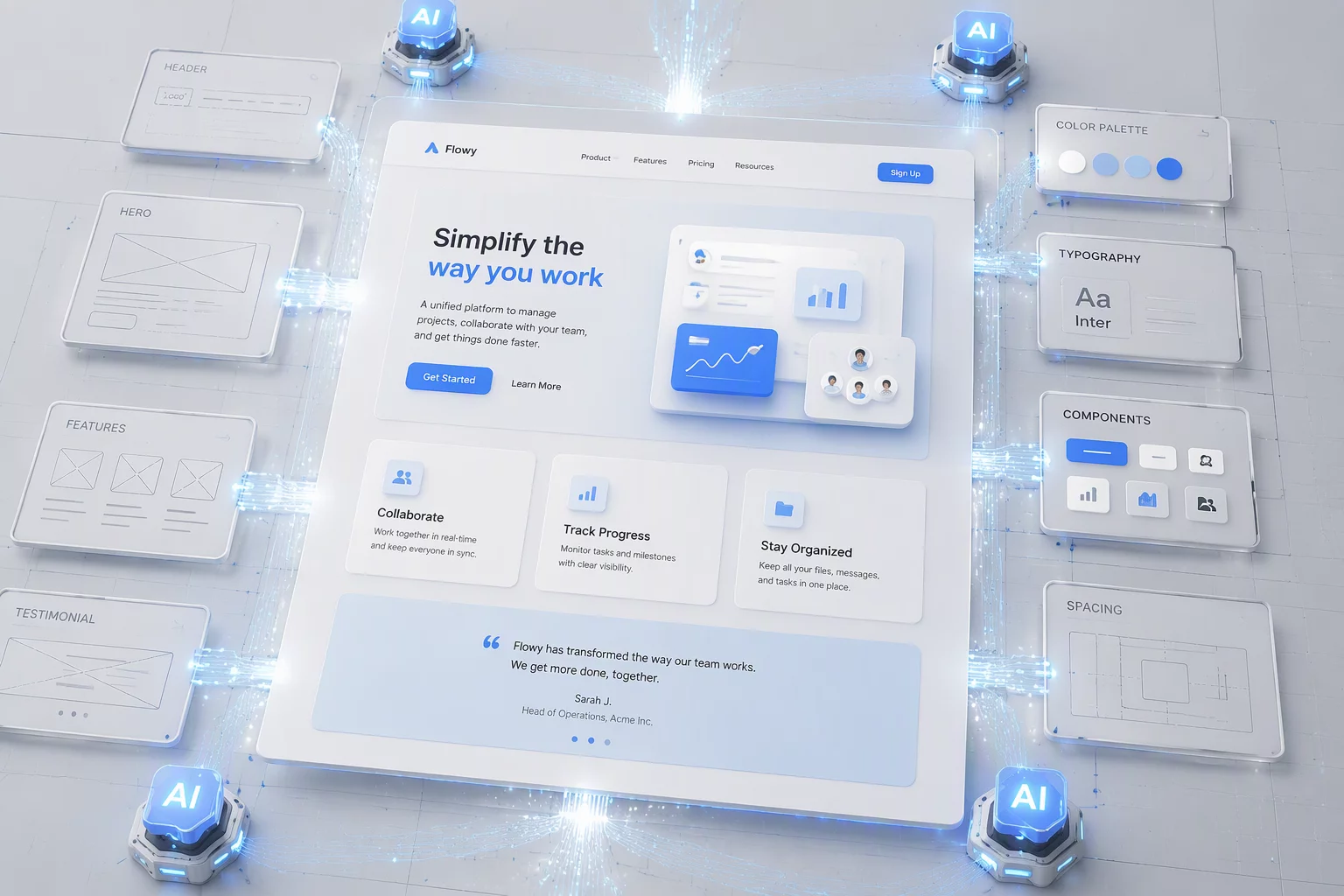 AI Layout Generators Align Design Files with shadcn Standards