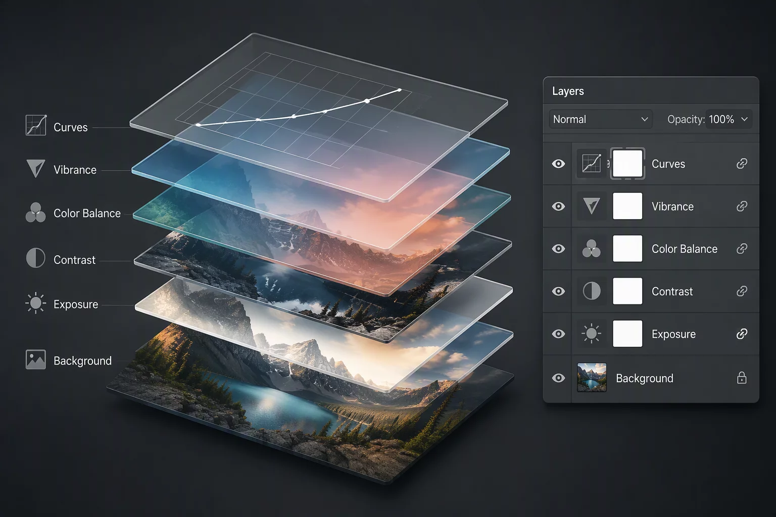 Adobe Photoshop Updates Non-Destructive Adjustment Layers